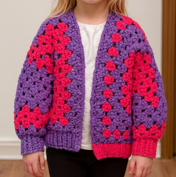 Other - Homemade Colorful Crochet Sweater